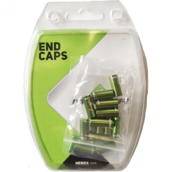 Комплект наконечников для рубашки/троса MERIDA Universal End Caps Green (2260001948) 4057094009859 Комплект наконечников для рубашки/троса MERIDA Universal End Caps Green (2260001948) 4057094009859