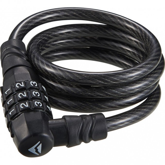Замок противоугонный MERIDA 4 Digits Combination CableLock 120см*10мм Black/White 044853 Замок противоугонный MERIDA 4 Digits Combination CableLock 120см*10мм Black/White 044853