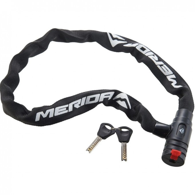 Замок противоугонный с ключами MERIDA Keys Cable Lock 90см*8мм Black/White 045703 Замок противоугонный с ключами MERIDA Keys Cable Lock 90см*8мм Black/White 045703